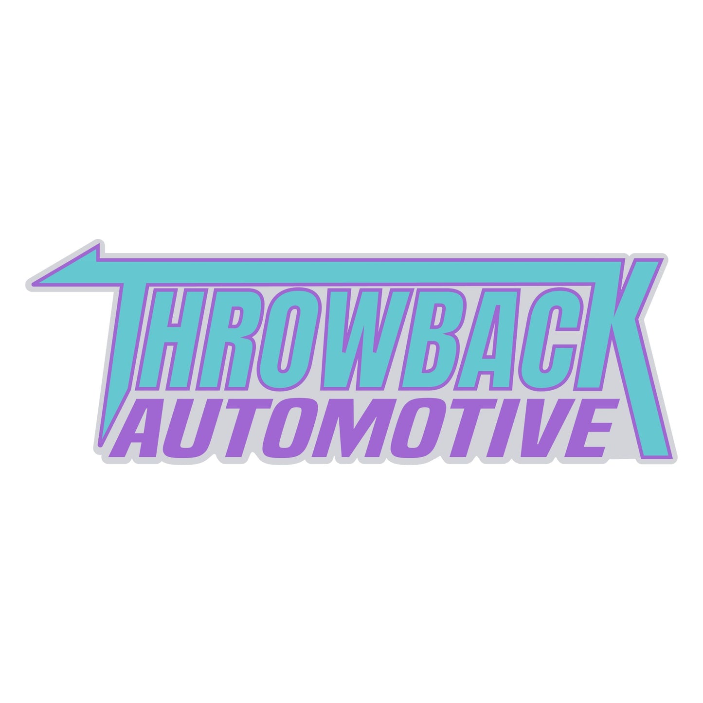 Throwback Automotive Vinyl Sticker