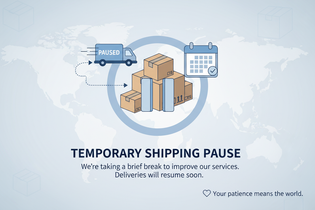 Temporary Shipping Pause Nov 1 to Nov 19