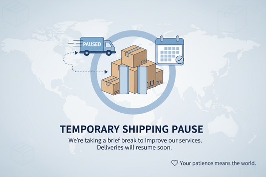Temporary Shipping Pause Nov 1 to Nov 19