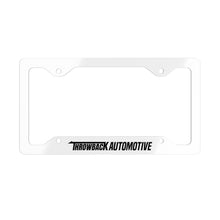 Throwback Automotive Metal License Plate Frame