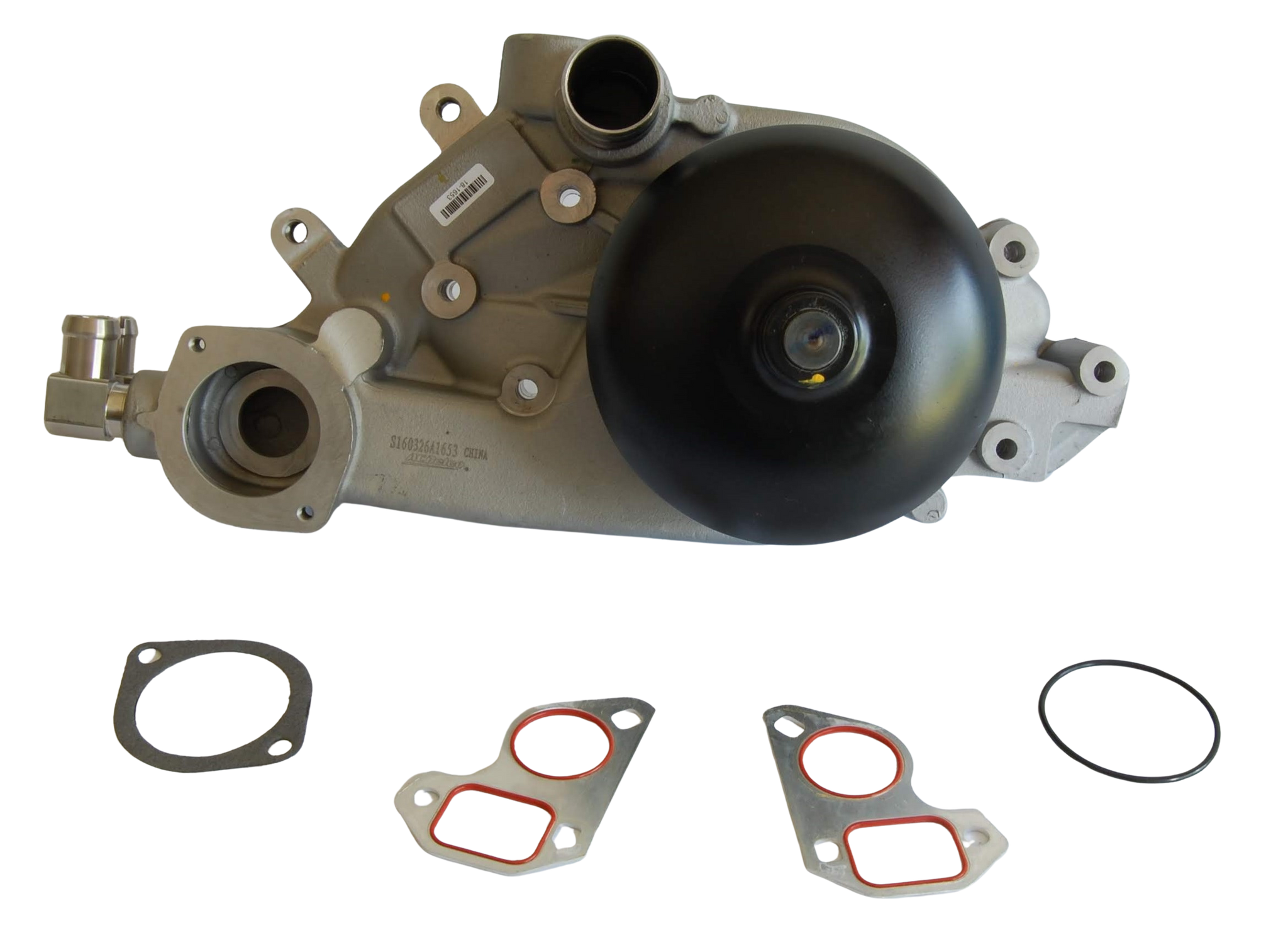 LS Conversion Water Pump with Heater Fittings – Modified for Tight Clearance Applications