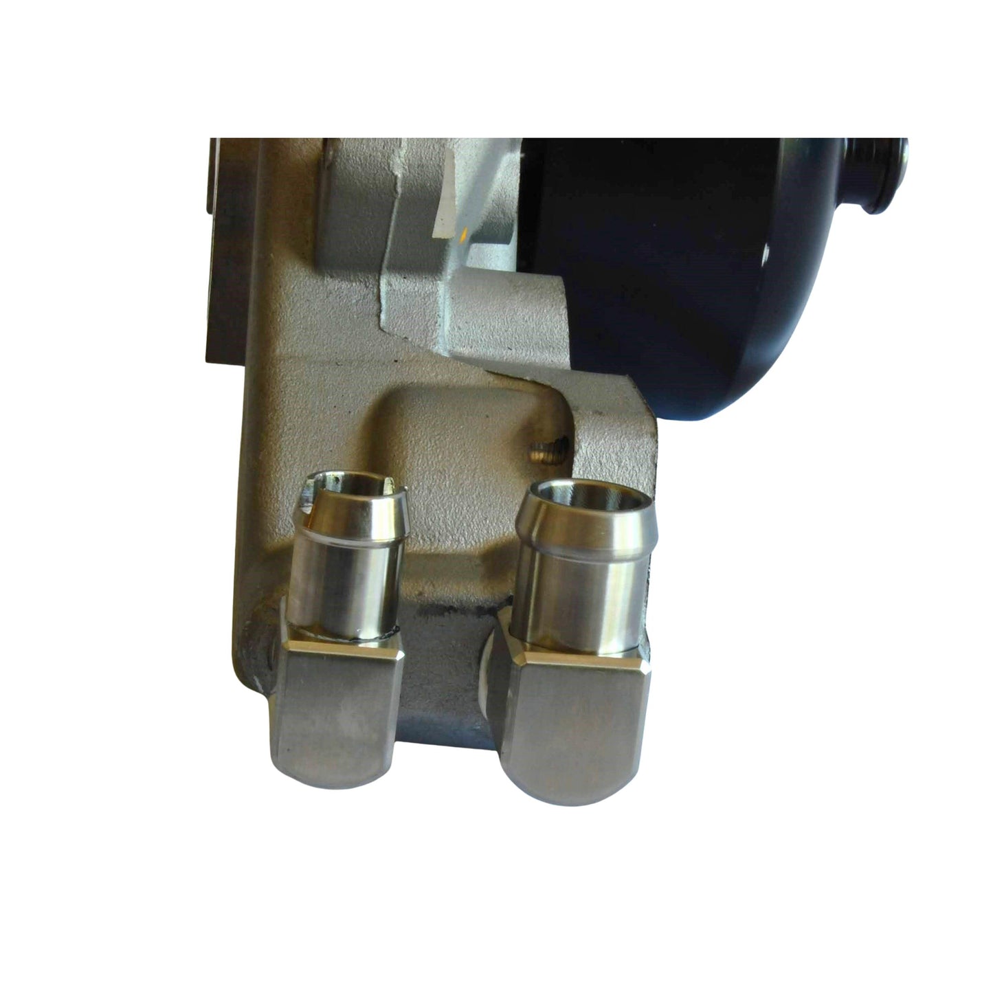 LS Conversion Water Pump with Heater Fittings – Modified for Tight Clearance Applications